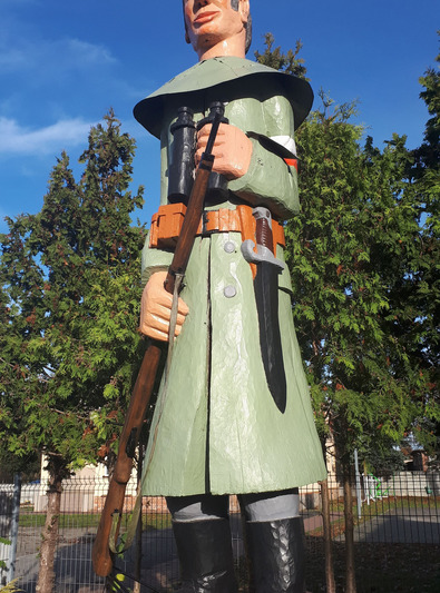 Rzeźba ppłk. Franciszka Szyszki