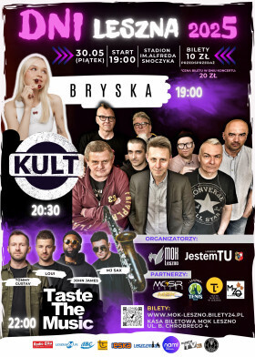 DNI LESZNA 2025 || Koncert Gwiazd || Bryska || Kult || Taste The Music
