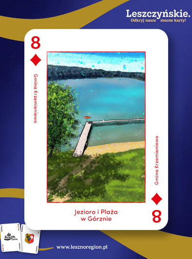 09. Jezioro i plaża w Górznie